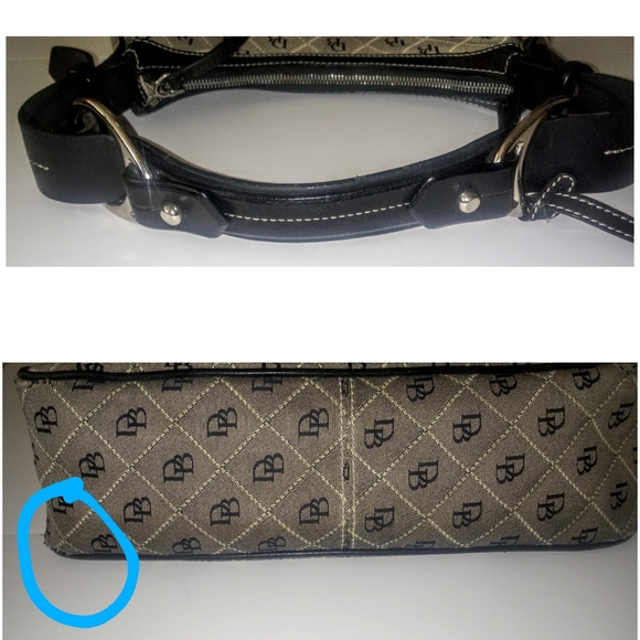 Dooney & Bourke Monogram Fabric & Leather Purse - Picture 5 of 5